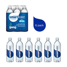 Load image into Gallery viewer, smartwater Vapor Distilled Premium Water, 16.9 Fl Oz (Pack of 6)