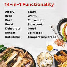 Load image into Gallery viewer, Instant Omni Pro 14-in-1 Air Fryer Convection Toaster Oven Combo, Rotisserie Oven, Electric Cooker, Proofer, Dehydrator, Broiler, Roaster, Warmer plus Split Cooking & Temperature Probe, 18-Liter