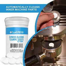 Load image into Gallery viewer, CleanEspresso Espresso Machine Cleaning Tablets and Filters For Breville Espresso Machines (40 Tablets + 6 Filters) - 2 Gram Cleaning Tablets & Replacement Water Filter - Espresso Cleaner Accessories