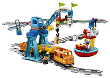 Load image into Gallery viewer, LEGO DUPLO Cargo Train 10875 Battery-Operated Building Blocks Set, Best Engineering and STEM Toy for Toddlers (105 Pieces)