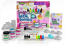 Load image into Gallery viewer, Soap & Bath Bomb Making Kit for Kids, 3-in-1 Spa Science Kit, Craft Gifts For Girls & Boys Age 6, 7, 8, 9, 10-12 Year Old Girl Crafts Kits : DIY Science Experiment Toys, Craft Gift For Kids Ages 6-12+