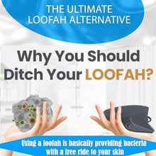 Load image into Gallery viewer, Avilana Exfoliating Silicone Body Scrubber Easy to Clean, Lathers Well, Long Lasting, and More Hygienic Than Traditional Loofah