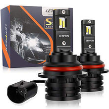 Load image into Gallery viewer, 9004/HB1 LED Headlight Bulbs leppein S Series Dual Hi/Lo Beam 24xCREE Chips 6500K Cool White 6000LM Halogen Replacement Conversion Kit-1 Pair