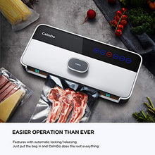 Load image into Gallery viewer, Vacuum Sealer Machine, CalmDo Food Vacuum Air Sealing System with Full Automatic Bag Sealing Technology for Food Saver Storage, CD-V001