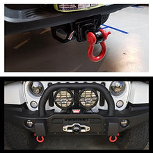 Load image into Gallery viewer, FieryRed 3/4" D Ring Shackle (2 Pack) 22,046Ibs Break Strength with 7/8" Locking Pin and Black Isolator & Washer Kits for use With Tow Strap, Winch & Bubba Rope