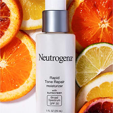 Load image into Gallery viewer, Neutrogena Rapid Tone Repair Face Moisturizer with Retinol SA, Vitamin C, Hyaluronic Acid and SPF 30 Sunscreen, Tone-Evening & Brightening Retinol Facial Moisturizer Cream, 1 fl. oz