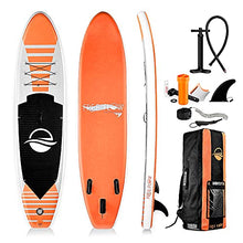 Load image into Gallery viewer, SereneLife Inflatable Stand Up Paddle Board (6 Inches Thick) with Premium SUP Accessories & Carry Bag | Wide Stance, Bottom Fin for Paddling, Surf Control, Non-Slip Deck | Youth & Adult Standing Boat