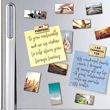 Load image into Gallery viewer, MAGNIFICENT101 2-Pack Vision Board Magnet Set (20x20 in) - Pull Apart & Create a Vision for Your Dream Life in Your Refrigerator | Inspirational Positive Gifts | Quotes for Fridge | Daily Motivation