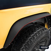 Load image into Gallery viewer, OEDRO Flat Front & Rear Fender Flares Compatible with 2007-2018 Jeep Wrangler JK & JKU Unlimited, 4 PCS Off-Road Steel Liner Set