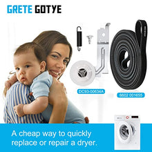 Load image into Gallery viewer, Upgraded Dryer Parts for Samsung 6602-001655 Dryer Belt, DC93-00634A Dryer Idler Pulley & DC61-01215B Tension Spring for Samsung Dryer Replacement dv45h7000ew, dv48h7400ew, dv42h5000ew, dv48j7700ew
