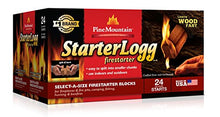 Load image into Gallery viewer, Pine Mountain StarterLogg Select-A-Size Firestarting Blocks, 24 Starts Firestarter Wood Fire Log for Campfire, Fireplace, Wood Stove, Fire Pit, Indoor & Outdoor Use