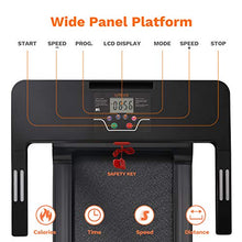 Load image into Gallery viewer, UREVO Foldable Treadmills for Home,Under Desk Electric Treadmill Workout Running Machine,2.5HP Portable Compact Treadmill with 12 Pre-Set Programs and 16.5 Inch Wide Tread Belt