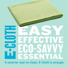 Load image into Gallery viewer, E-Cloth Glass & Polishing Microfiber Cleaning Cloth, 300 Wash Guarantee, Reusable, Lime Green, 4 Pack