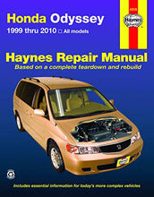 Load image into Gallery viewer, Honda Odyssey 1999 thru 2010 Haynes Repair Manual