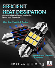 Load image into Gallery viewer, Combriller DE3175 Led Bulb DE3021 DE3022 Led Festoon Bulb 31MM Led Bulb 6000K White Super Bright, Canbus Error Free Festoon Led Bulb For Interior Dome Light, Map Light, License Plate Lights, Pack Of 4