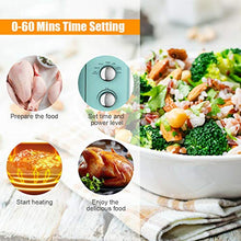 Load image into Gallery viewer, COSTWAY Retro Countertop Microwave Oven, 0.9Cu.ft, 900W Microwave Oven, with 5 Micro Power, Defrost & Auto Cooking Function, LED Display, Glass Turntable and Viewing Window, Child Lock