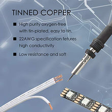 Load image into Gallery viewer, RGBZONE 10M/33FT 22AWG 4pin LED Light Strip Cable Cord, LED Electric Wire 22 Gauge, Conductor Extension Cable Line Cord for RGB LED Strip 5050 3528, PVC Plastic Flexible(White)