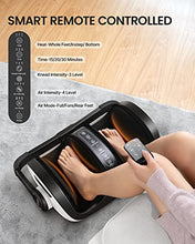 Load image into Gallery viewer, Foot Massager Machine, RENPHO Shiatsu Foot and Calf Massager with Heat and Remote, Deep Kneading and Rolling Calf and Leg Massage with Handle, for Home and Office Use, Fits up to US Men Feet Size 14