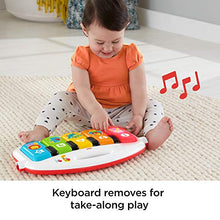 Load image into Gallery viewer, Fisher-Price Deluxe Kick 'n Play Piano Gym, Green, Gender Neutral (Frustration Free Packaging)