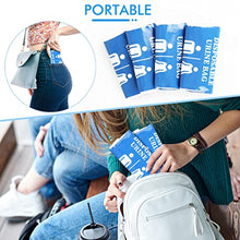 Load image into Gallery viewer, DIBBATU Urine bag,12 PCS 800ML Disposable Urinal Bag for Travel, Emergency Portable Pee Bag and Vomit Bags, Unisex Urinal Bag as Toilet Bag Suitable for Camping, Traffic Jams, Pregnant, Patient, Kids