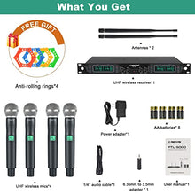 Load image into Gallery viewer, Phenyx Pro UHF Wireless Handheld Microphone System PTU-5000A Bundle with The Customizable Large Size Carrying Case