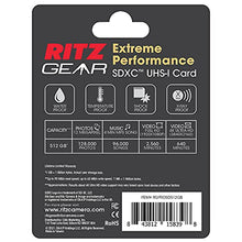 Load image into Gallery viewer, RITZ GEAR Extreme Performance High Speed UHS-I SDXC 512GB SD Card 90/60 MB/S U3 A1 Class-10 V30 Memory Card, for SD Devices That can Capture Full HD, 3D, and 4K Video as Well as raw Photography