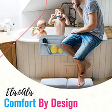 Load image into Gallery viewer, Elis & Alis Bath Kneeler with Elbow Rest Pad, Baby Bath Kneeling Set, Knee and Elbow Cushioned Support, Water Resistant Fabric, Mesh Pocket for Infant Toys & Bathing Accessories