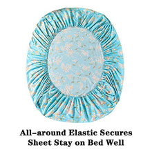 Load image into Gallery viewer, JSD Floral Printed Sheet Set Queen, 4 Piece Brushed Microfiber Sheets Extra Deep Pocket, Ultra Soft Hotel Quality Bedding Sheets