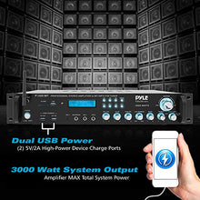 Load image into Gallery viewer, Pyle Bluetooth Hybrid Amplifier Receiver - Home Theater Pre-Amplifier with Wireless Streaming Ability, MP3/USB/SD/AUX/FM Radio (3000 Watt)
