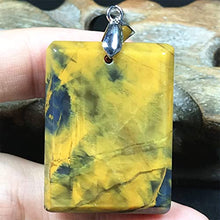 Load image into Gallery viewer, Natural Pietersite Stone Pendant Pietersite Crystal Stone Jewelry For Women Men Healing Energy Luck Gift 36x27x9mm rectangle Beads Silver Rare Gemstone
