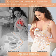 Load image into Gallery viewer, DENICO Wearable Breast Pump Hands Free - Portable Breast Pump Kit- Rechargeable Electric Breast Pumps with 3 Modes, 10 Levels, 18 24 28 mm Flanges