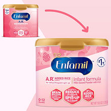 Load image into Gallery viewer, Enfamil A.R. Infant Formula, Clinically Proven to Reduce Reflux & Spit-Up in 1 Week, DHA for Brain Development, Probiotics to Support Digestive & Immune Health, Reusable Powder Tub, 19.5 Oz