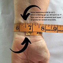 Load image into Gallery viewer, Handmade Palo Santo Bracelet Negative Energy Protection Yoga Wellness Gift for Women Made in USA Fits 6 inch Wrist Stretch (Small Wrist)