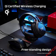 Load image into Gallery viewer, HyperX Cloud Flight S - Wireless Gaming Headset, 7.1 Surround Sound, 30 Hour Battery Life, Qi Wireless Charging, Detachable Microphone with LED Mute Indicator, Compatible with PC & PS4