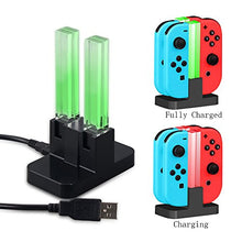 Load image into Gallery viewer, Controller Charging Dock for Nintendo Switch, OIVO Joy con Controller Charger Station for Nintendo Switch- USB C Cable Included