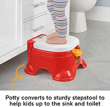 Load image into Gallery viewer, Fisher-Price Daniel Tiger's Neighborhood Potty - Daniel Tiger & Friends Themed Convertible Toddler Training Toilet with Potty Ring & Stepstool