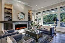 Load image into Gallery viewer, SIMPLIFIRE Allusion Platinum 60-Inch Electric Fireplace - SF-ALLP60-BK