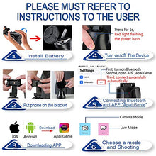 Load image into Gallery viewer, Selfie Stick,Prosvet 360° Rotation Auto Face&Object Tracking Live Broadcast Streaming Smart Shooting Camera Phone Mount,Cature 360°Camera Men Selfie Mount Auto Countdown for All Cellphone(Black)