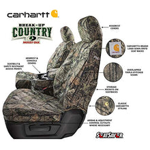Load image into Gallery viewer, Covercraft - SSC3457CAMB Carhartt Mossy Oak Camo SeatSaver Front Row Custom Fit Seat Cover for Select Ram Models - Duck Weave (Break-Up Country)
