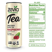 Load image into Gallery viewer, Zevia Organic Sugar Free Iced Tea, Tea Time Variety Pack, 12 Ounce Cans (Pack of 12)