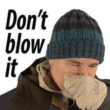 Load image into Gallery viewer, Snittens–The Original Snot Mittens. Funny Gift for Men, Winter Gloves for Runners Hikers Skiers for Christmas Father’s Day Birthday Gag Gift for Men Left out in the cold Convenient Absorbent Funny