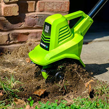 Load image into Gallery viewer, Earthwise TC70020 20-Volt 7.5-Inch Cordless Electric Tiller Cultivator, (2AH Battery & Fast Charger Included)