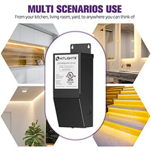 Load image into Gallery viewer, HitLights Dimmable LED Driver Transformer 60W, Magnetic Power Supply, 110V AC to 12V DC, Compatible with Lutron&Leviton Dimmer, LED Strip Lights, Other Low Voltage Lighting Projects