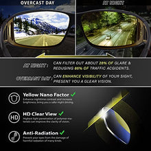 Load image into Gallery viewer, Night Driving Glasses Fit Over Glasses, HD Polarized Anti Glare Wrap Around Night Vision Glasses for Men & Women