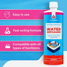 Load image into Gallery viewer, Spa Defoamer for Hot Tub & Hot Tub Foam Eliminator, Spa Anti Foam for Hot Tub Owners to Keep Spa Foam Down & get Foam Out, HotTub Foam Reducer & Spa Bubble Remover (1- Pint)