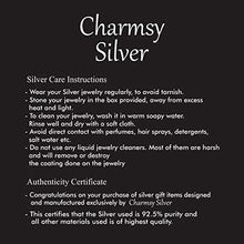 Load image into Gallery viewer, Charmsy 925 Sterling Silver Cubic-Zirconia Small Huggie Hoop Earrings for Teen Women 14MM