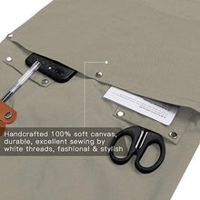 Load image into Gallery viewer, Chef Apron,Cross Back Apron for Men Women with Adjustable Straps and Large Pockets,Canvas,M-XXL (Beige)