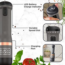 Load image into Gallery viewer, BLACK+DECKER kitchen wand Cordless Immersion Hand Blender, 3in1 Kitchen Multi-tool, Grey (BCKM1013KS01)