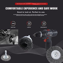 Load image into Gallery viewer, HOYIN 6Piece Drill Wire Wheel Cup Brush Set,0.010in Coarse Crimped ,Thicken Face Width with1/4In Hex Shank