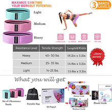 Load image into Gallery viewer, Hurdilen Resistance Bands Loop Exercise Bands,Workout Bands Hip Bands Wide Resistance Bands Hip Resistance Band for Legs and Butt,Activate Glutes and Thigh (Pink,Green,Purple)